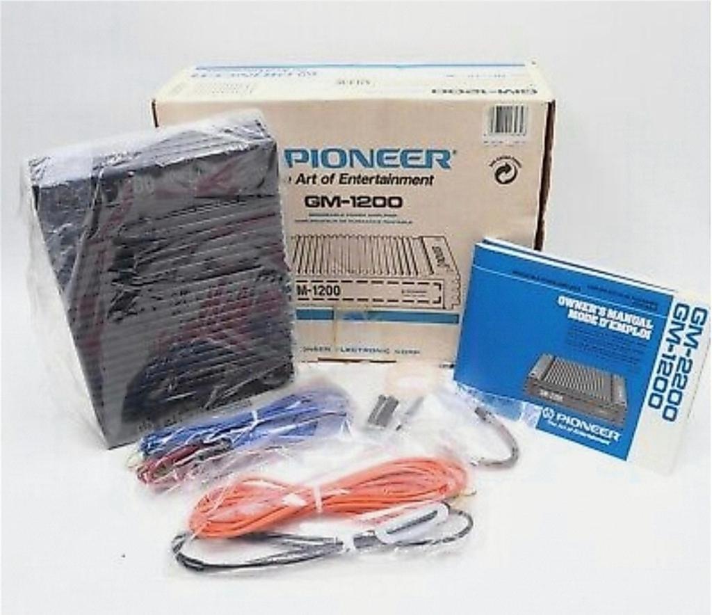 Pioneer gm-1200 Nieuw !!!!, Auto diversen, Autoradio's, Ophalen of Verzenden, Nieuw