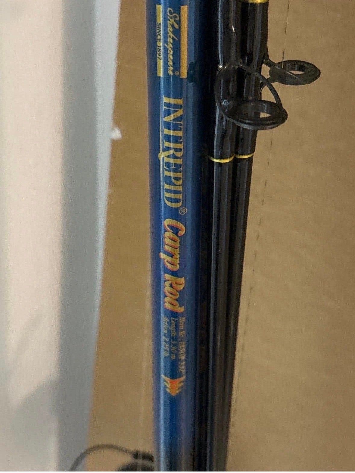 Shakespeare Intrepid Karperhengel met Shimano Molen, Ophalen of Verzenden, Gebruikt, Werphengel