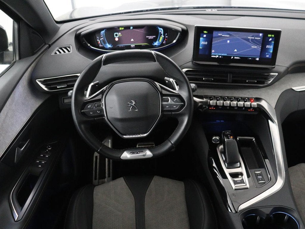 Peugeot 3008 1.6 HYbrid 225 GT Line | SOH 95% | Stoelverwarm, Euro 6, 4 cilinders, Leder en Stof, Plug-in hybride