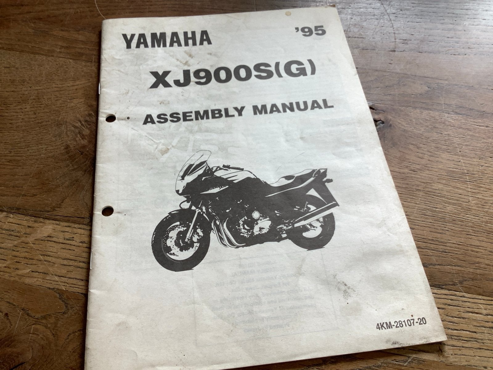 Yamaha XJ900S(G) Assembly Manual '95.  (321), Motoren, Verzenden, Yamaha