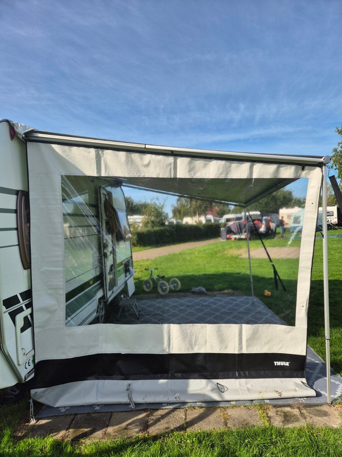 Thule Omnistor zijwand Rainblocker voor luifel, Ophalen of Verzenden, Gebruikt