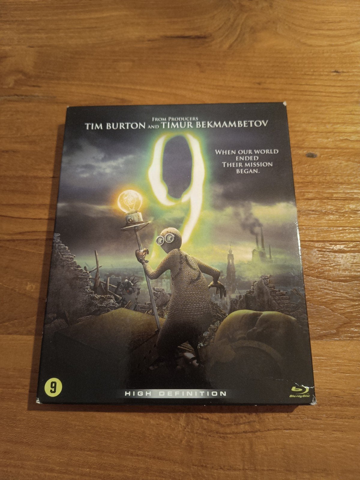 9 - Blu-ray - incl sleeve - Tim Burton, Alle leeftijden, Ophalen of Verzenden, Zo goed als nieuw, Overige genres