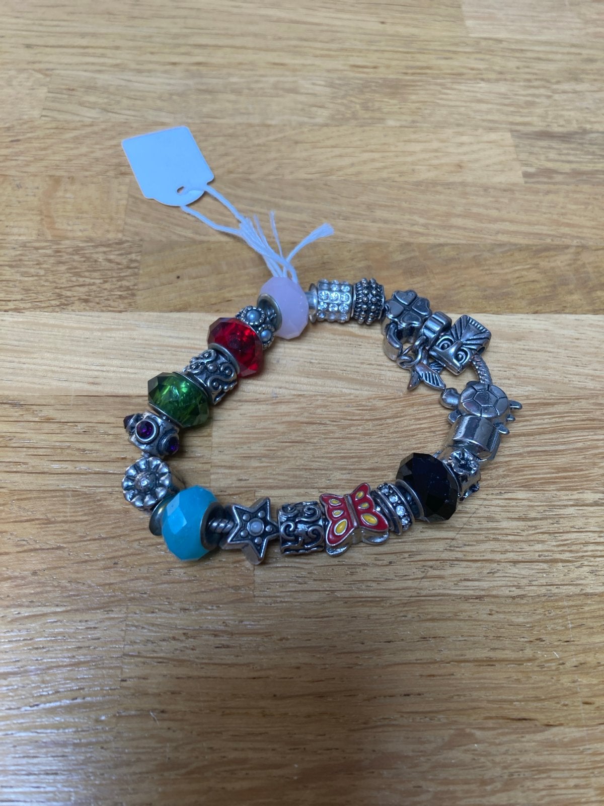 Pandora armband met bedels, Ophalen of Verzenden, Gebruikt, Zilver, Met bedels of kralen