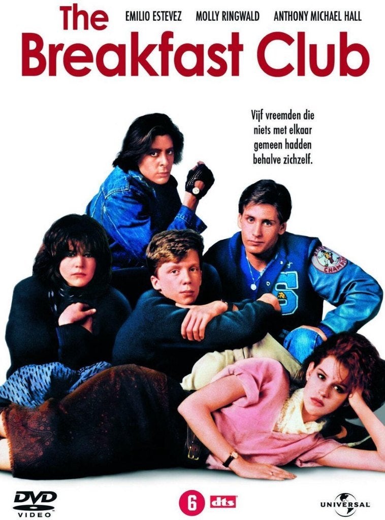 Breakfast Club (1985) DVD Emilio Estevez - Jaren 80 CLASSIC, Alle leeftijden, Drama, Ophalen of Verzenden, Zo goed als nieuw