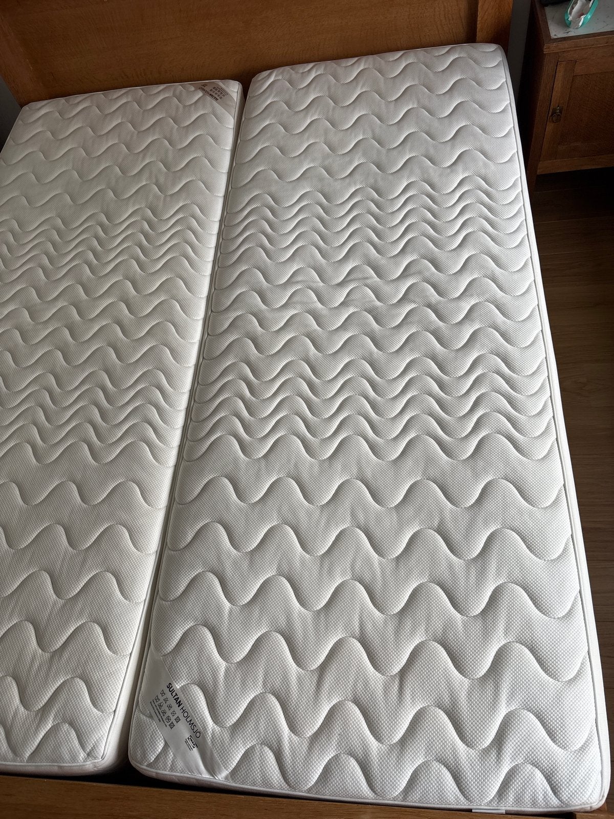 2x IKEA Sultan Holmsjö matras 80x200, Ophalen, Eenpersoons, Zo goed als nieuw, 80 cm