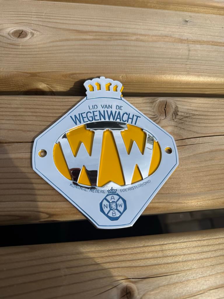 Wegenwacht embleem - Zo goed als nieuw, Ophalen of Verzenden, Zo goed als nieuw