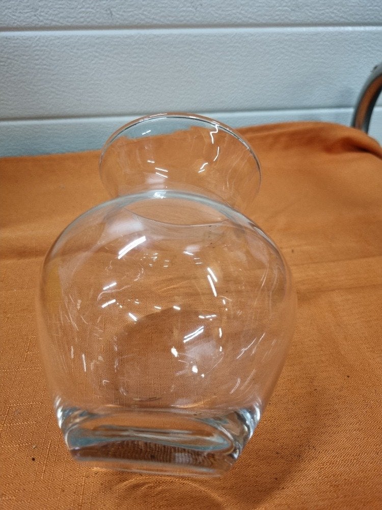 vaas glas bol uitlopend, Ophalen of Verzenden