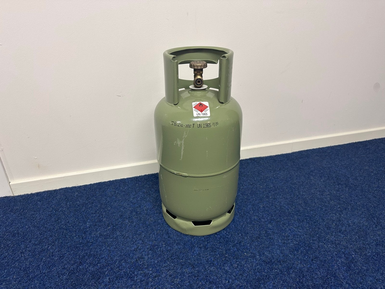 Gasfles 6,2 kg - 85% gevuld, gekeurd t/m 2032, Ophalen, Gebruikt