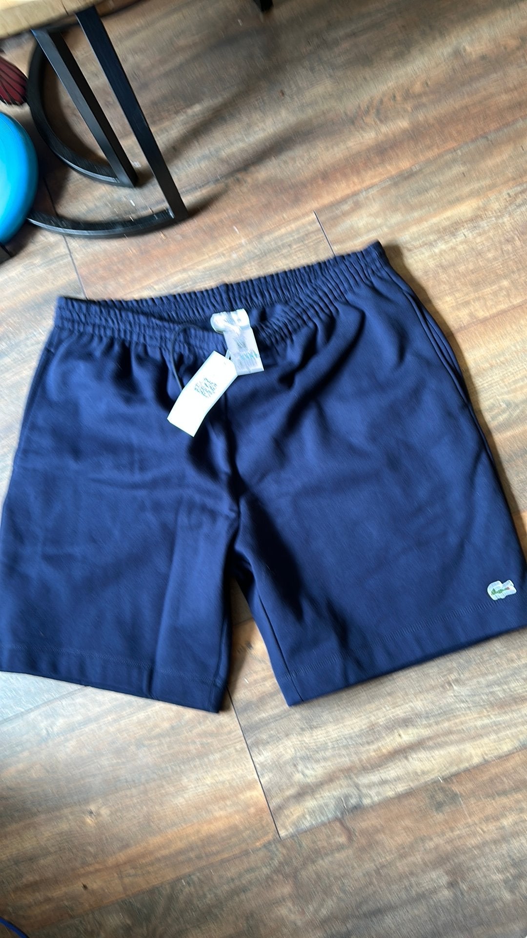 LACOSTE zeer mooie short zware kwaliteit maat 3 X XL, Ophalen of Verzenden, Nieuw, Blauw, Overhemd