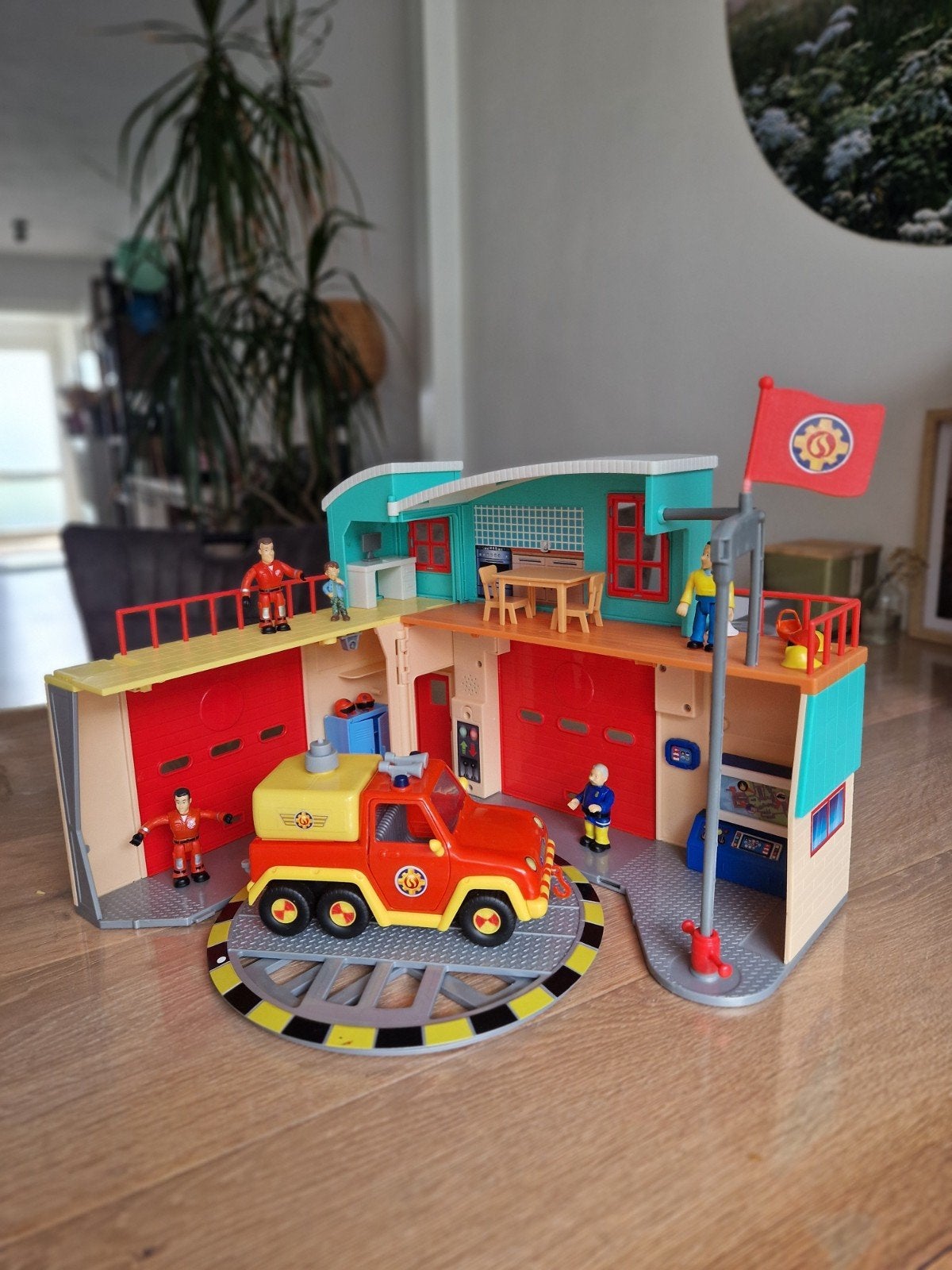 Brandweerman Sam speelgoedset, Ophalen of Verzenden, Gebruikt