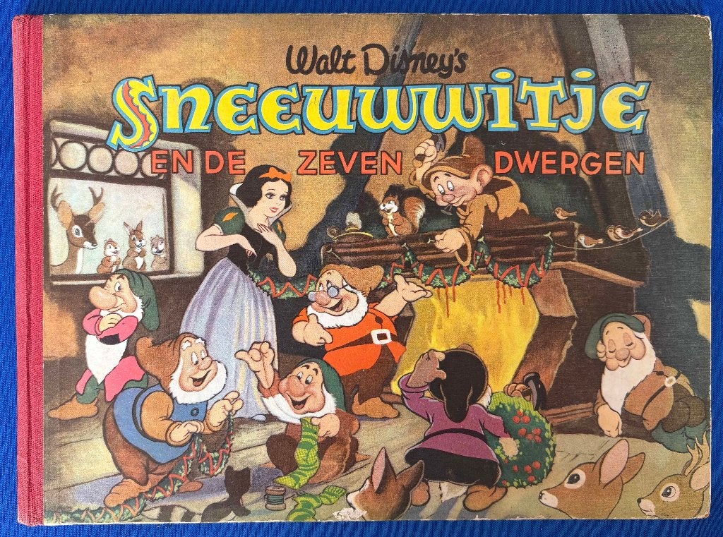 Sneeuwwitje plaatjesalbum (uitg. Margriet 1955), Ophalen of Verzenden, Sneeuwwitje of Doornroosje, Gebruikt, Overige typen