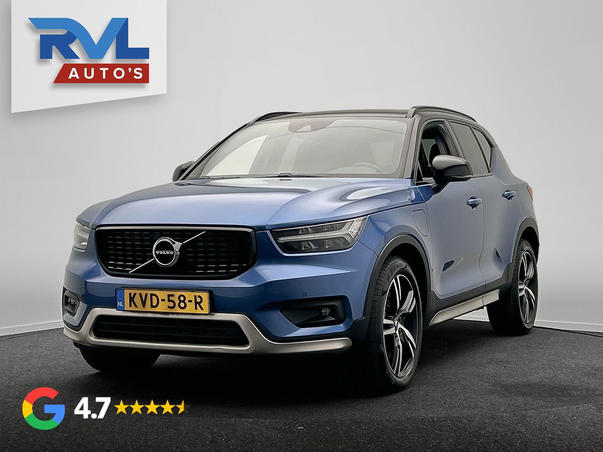 Volvo XC40 1.5 T5 Recharge | 261PK | Camera | Half/Leder | A, Auto's, Dealer onderhouden, Blauw, Leder en Stof, Plug-in hybride