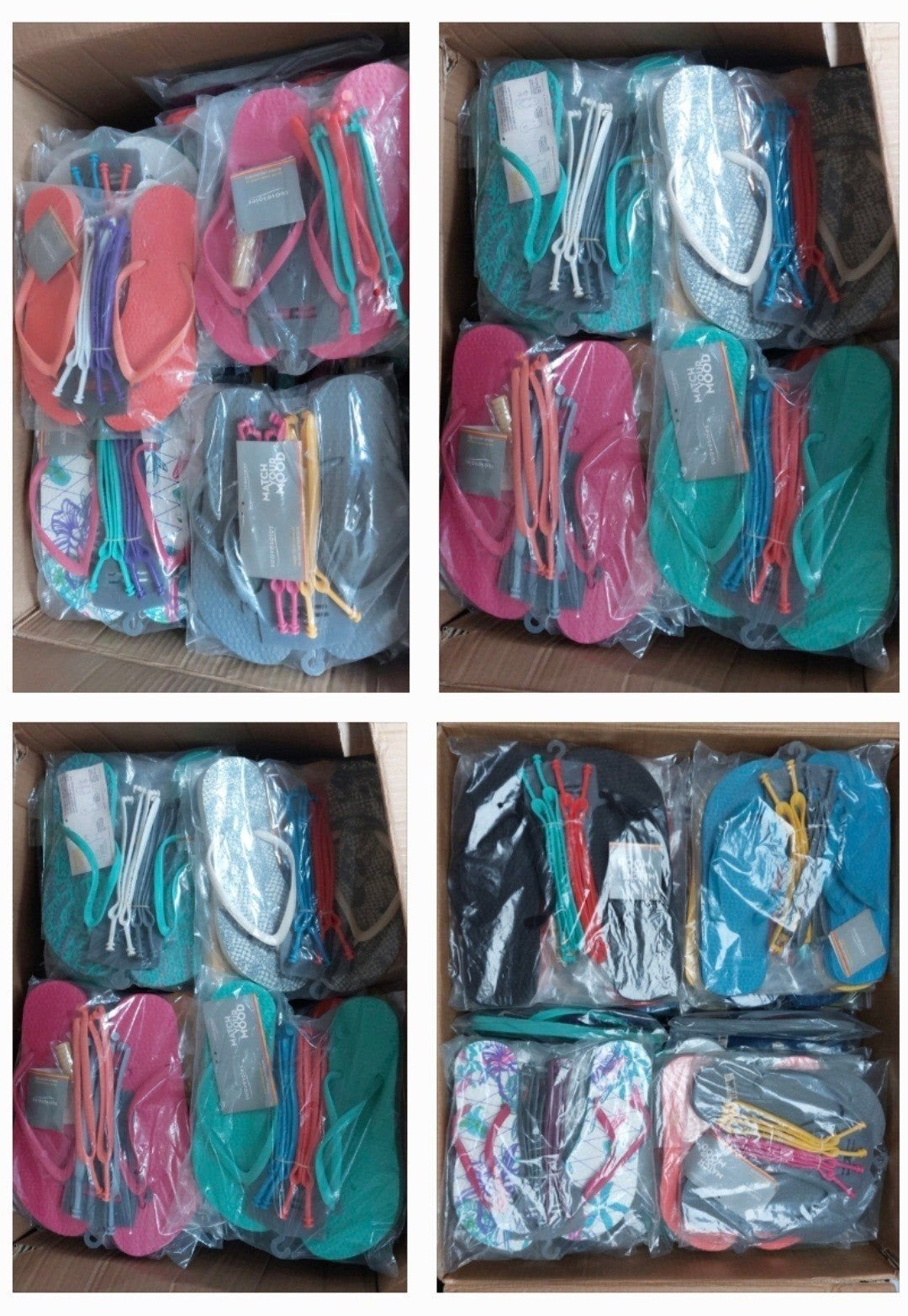 Partij verkopen! Diverse Match your
mood slippers 135 paar, Ophalen of Verzenden, Nieuw, Overige maten