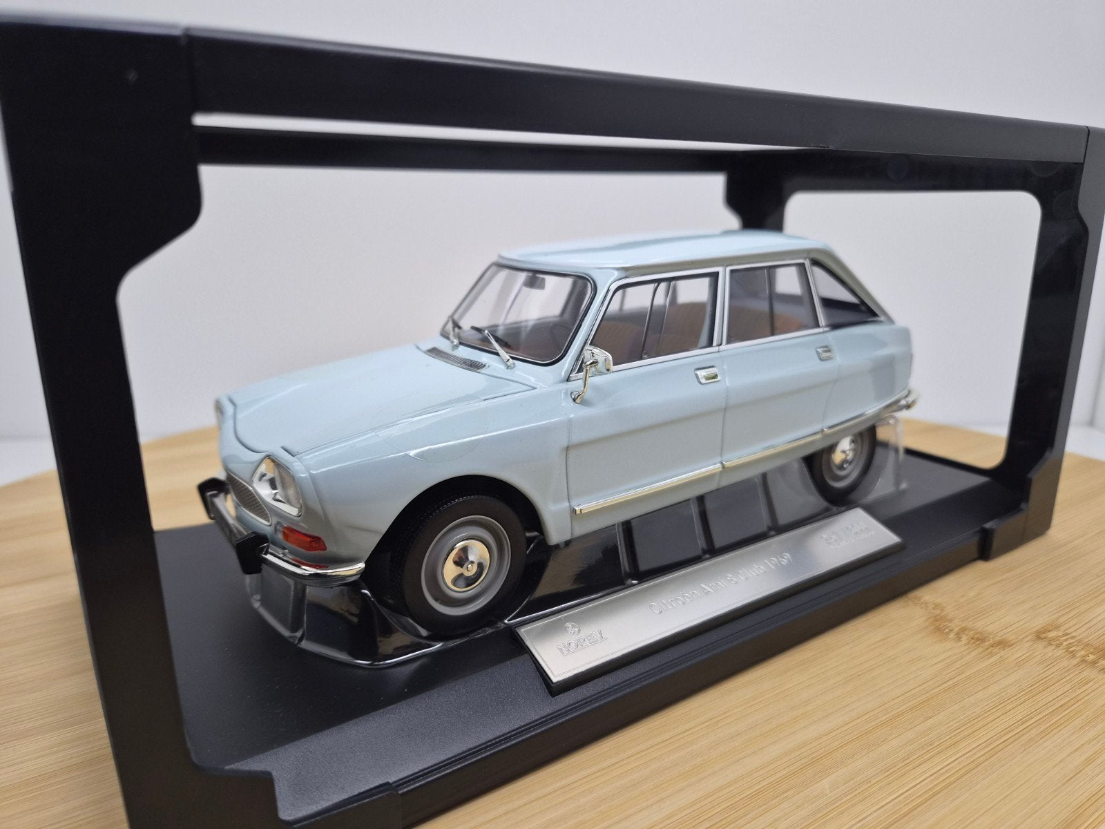 Norev Citroën Ami 8 Club Lichtblauw Limited Edition 1:18, Auto, I, Nieuw, Norev