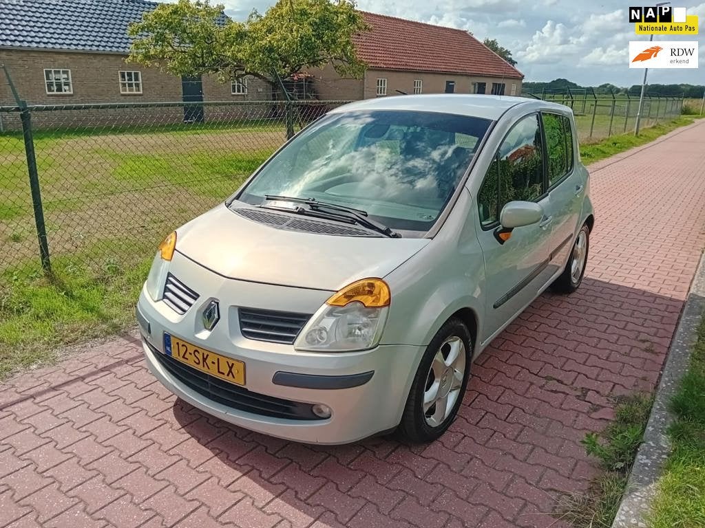 Renault Modus 1.6-16V Privilège, Auto's, Voorwielaandrijving, 4 cilinders, Lichtsensor, Origineel Nederlands