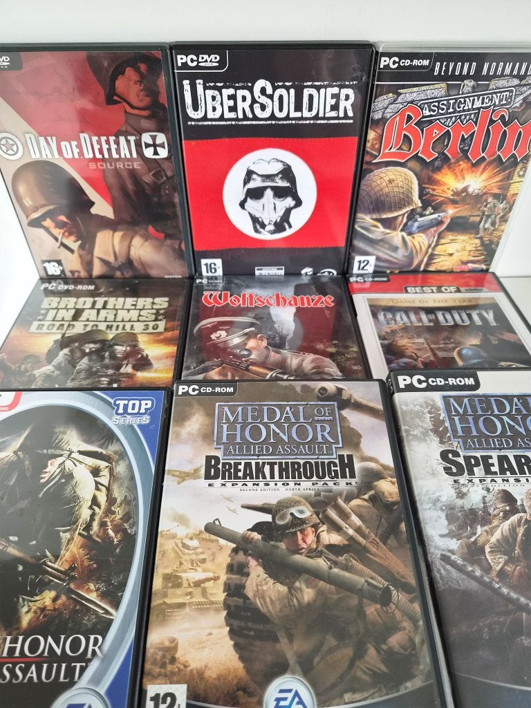 9 WWII Shooters PC Games, Shooter, 1 speler, Ophalen of Verzenden, Zo goed als nieuw