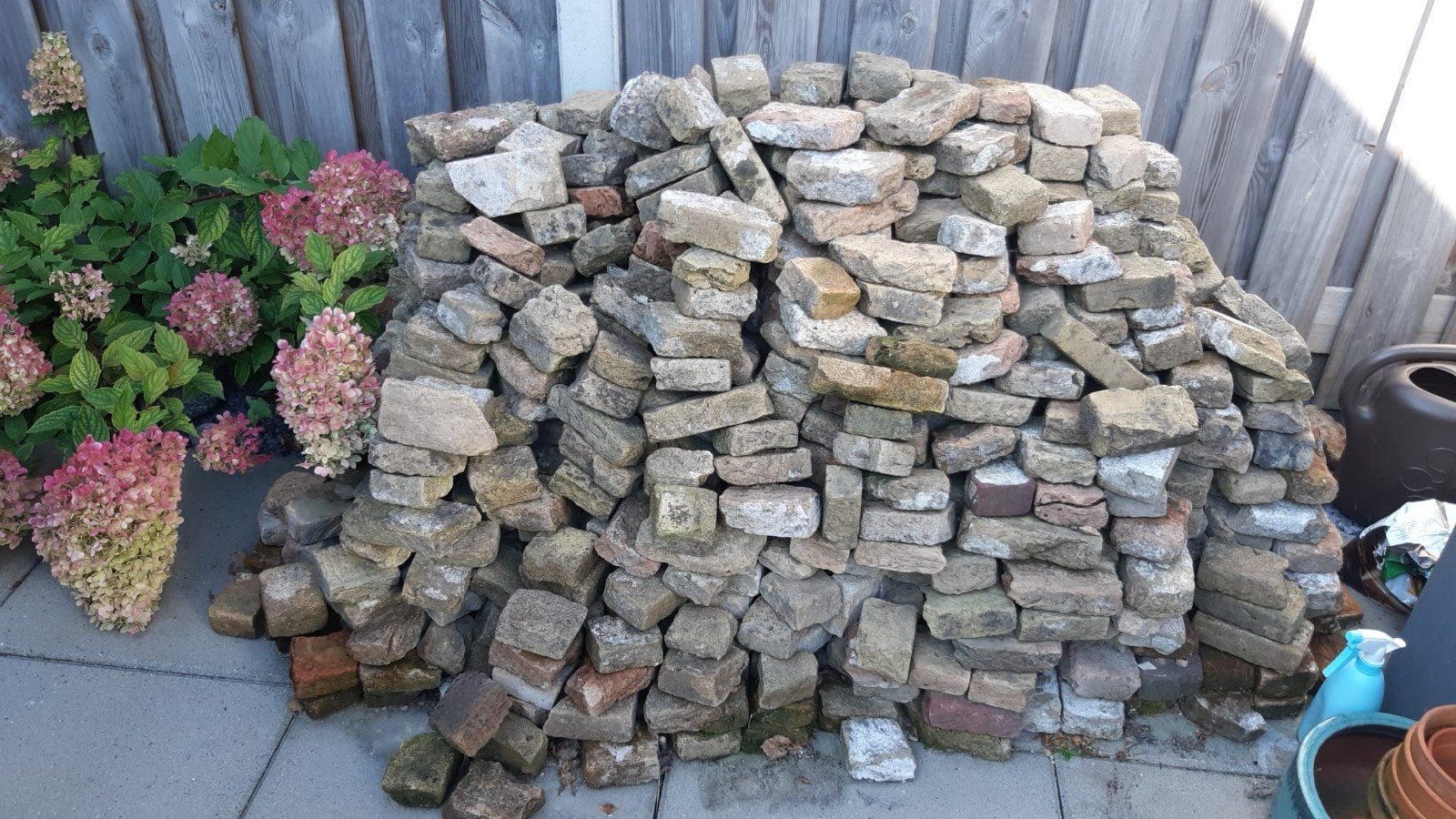 Gebruikte ijsel stenen - Ideaal voor tuin of bestrating, Tuin en Terras, Ophalen, Gebruikt, Overige typen