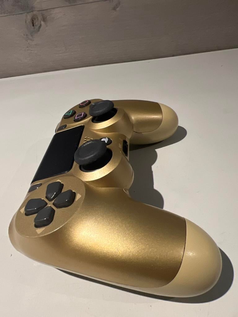 Gouden PlayStation 4 Controller - Zo goed als nieuw, Spelcomputers en Games, Spelcomputers | Sony PlayStation Consoles | Accessoires