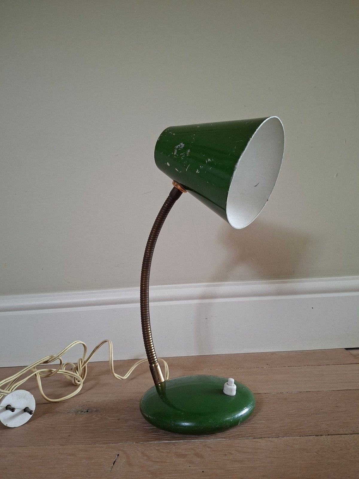 vintage bureaulamp, Bureaulamp, Gebruikt, Ophalen of Verzenden, Vintage