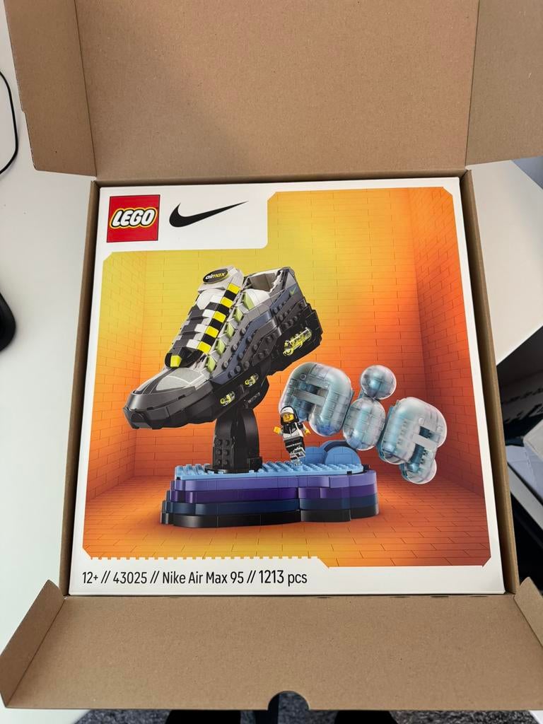 Lego Nike Air Max 95, Ophalen of Verzenden, Nieuw, Complete set, Lego