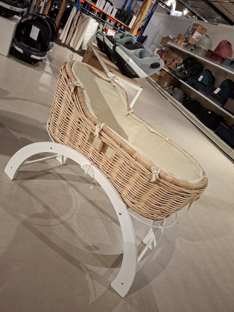 Kidsmill Moses wieg incl standaard en matras, Ophalen, Zo goed als nieuw