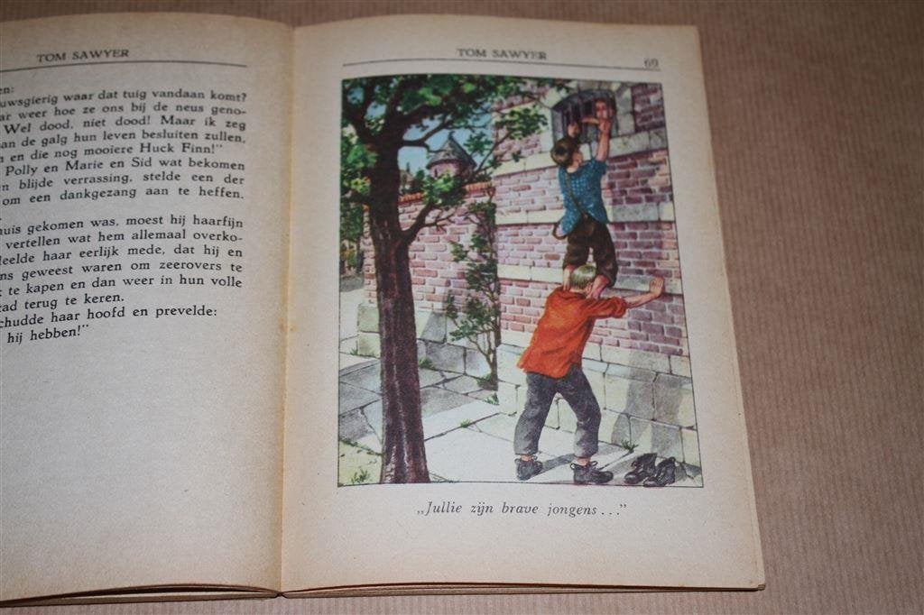 Tom Sawyer. Mark Twain. 1960., Boeken, Ophalen of Verzenden, Gelezen