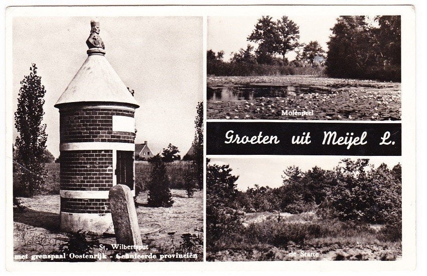 Meijel bij Panningen - Molenpeel/de Starte/St. Wilbertsput, Verzenden, 1940 tot 1960, Ongelopen, Limburg