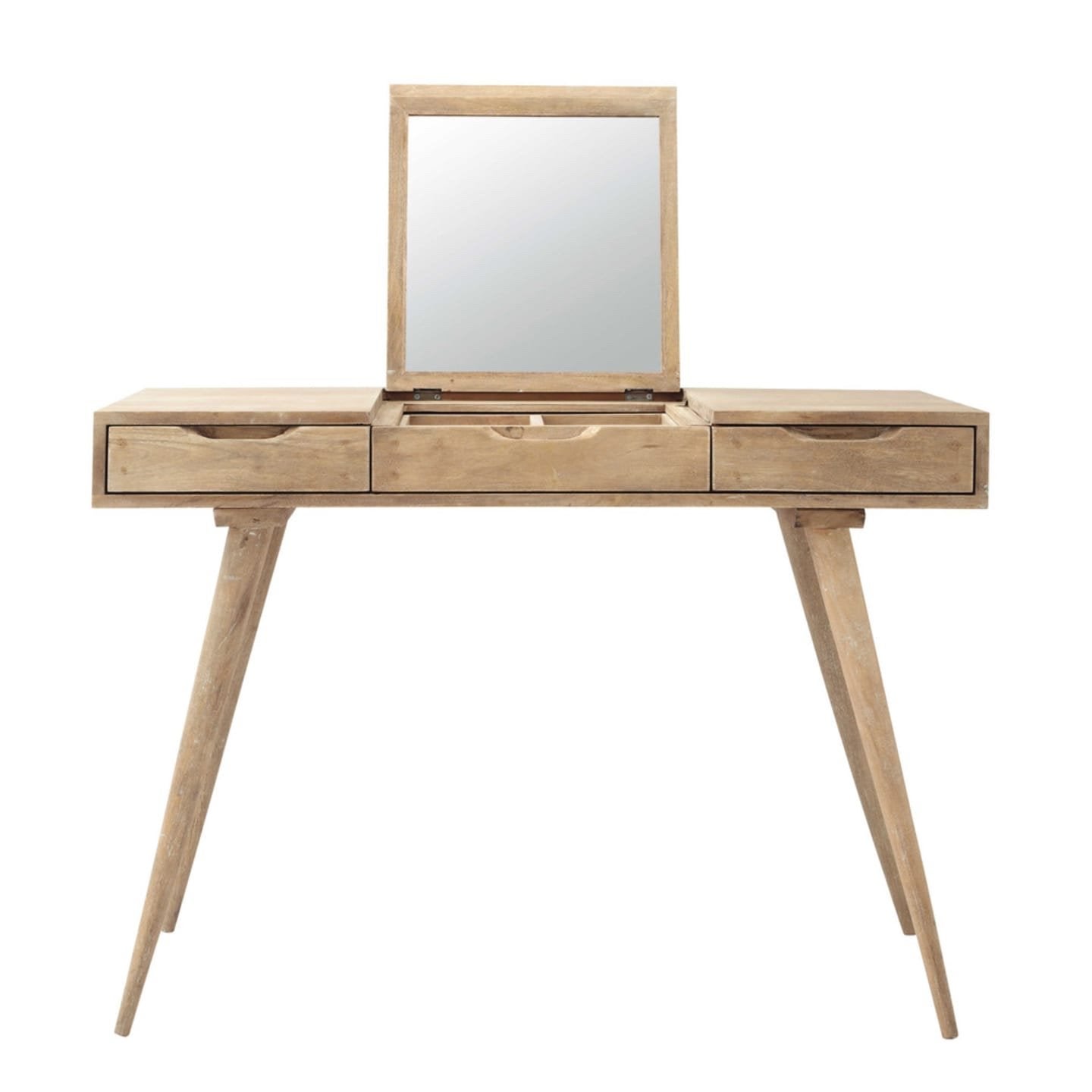 Make-up tafel van massief mangohout, Ophalen, Overige materialen, Minder dan 50 cm, Gebruikt