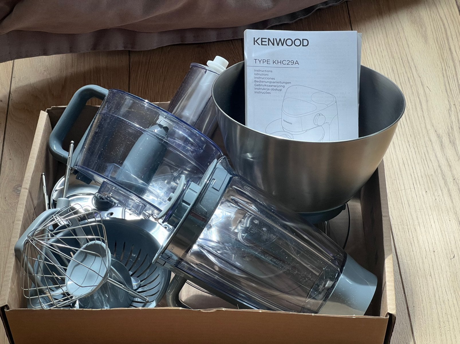 Kenwood keukenmachine prospero khc29a accessoires, Witgoed en Apparatuur, Keukenmixers, Ophalen of Verzenden, Zo goed als nieuw