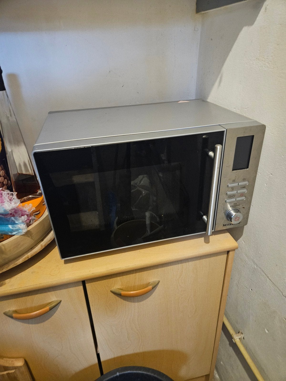 Silvercrest Combimagnetron SMW 800 D4 - Zo goed als nieuw, Ophalen, Combimagnetron, Grill, Zo goed als nieuw