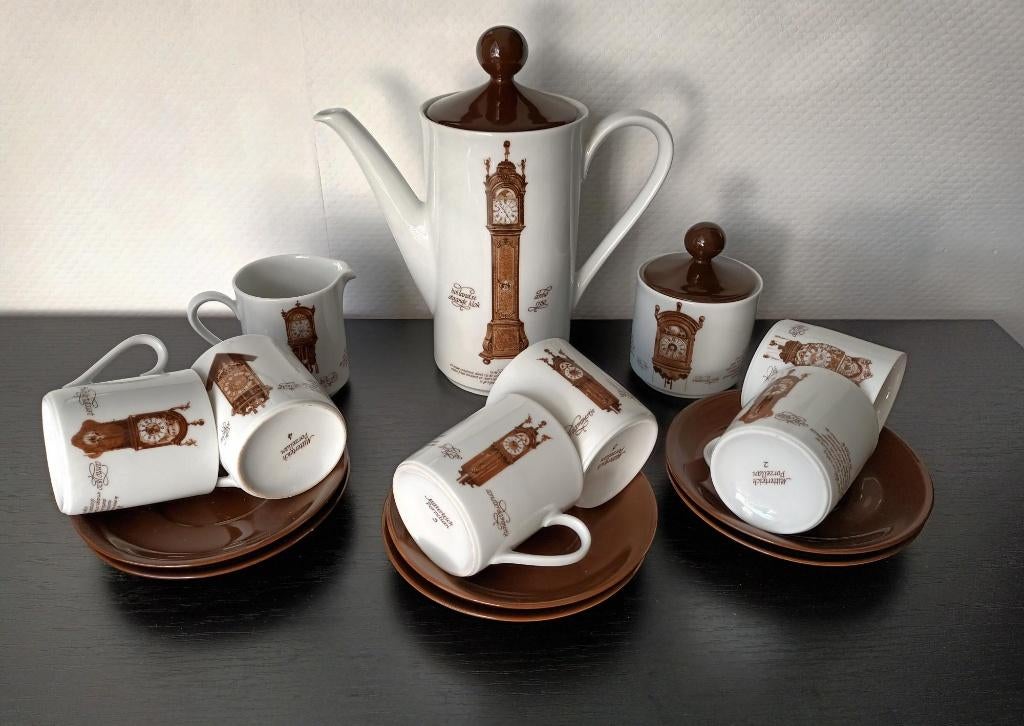 Vintage klokken servies Mitterteich, Douwe Egberts, Ophalen of Verzenden