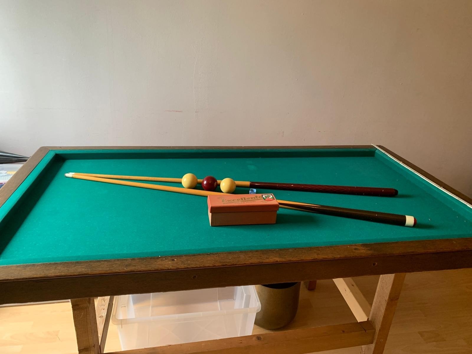 Biljart op leisteen, Sport en Fitness, Biljarten en Poolen, Ophalen of Verzenden, Gebruikt, Biljarttafel