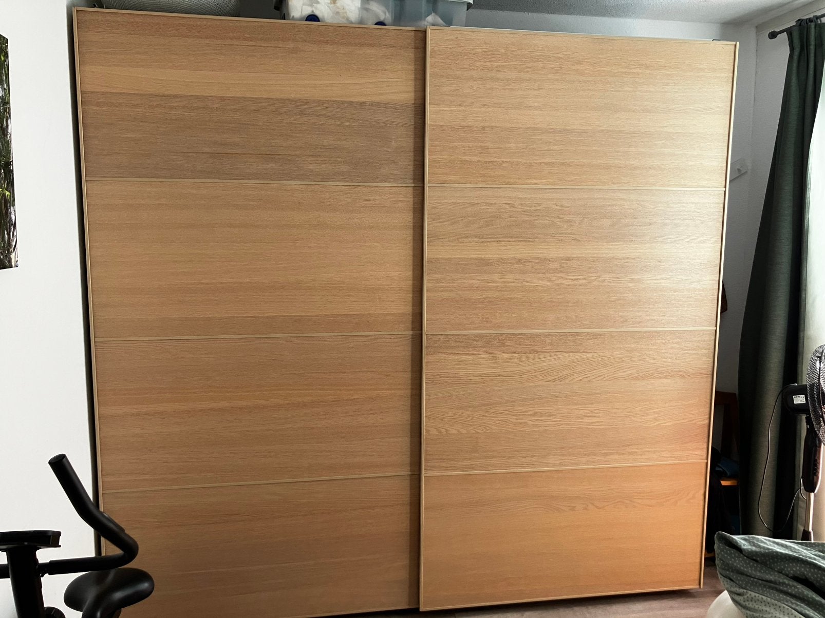 IKEA Pax schuifdeuren voor kast 250x236cm incl rails, Ophalen, Overige materialen, Gebruikt, 200 cm of meer
