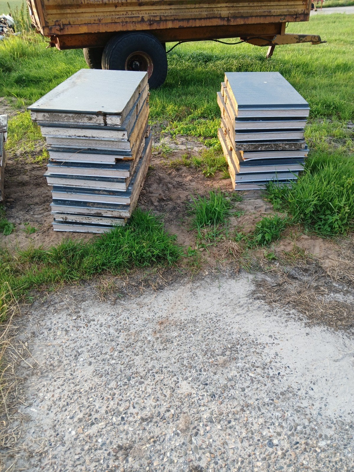 Gebruikte platen voor onderkant caravan, Doe-het-zelf en Verbouw, Platen en Panelen, Ophalen, Gebruikt
