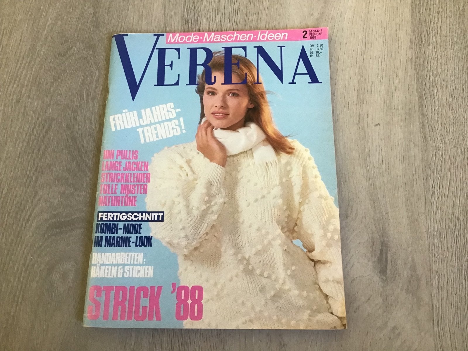 Verena Mode 1988: Duitse brei-, haak- en naaipatronen, Ophalen of Verzenden, Gebruikt, Breien of Haken, Patroon of Boek