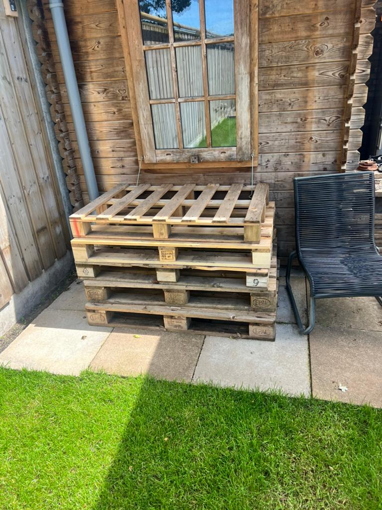4 pallets gratis af te halen, Ophalen, Zo goed als nieuw, Pallet, Minder dan 200 cm