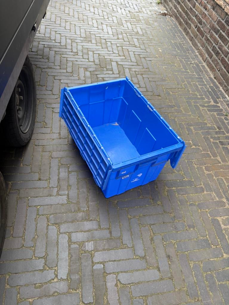 3 kunststof kratten / bakken stapenbaar, Ophalen, 40 tot 60 cm, 50 tot 75 cm, Minder dan 35 cm