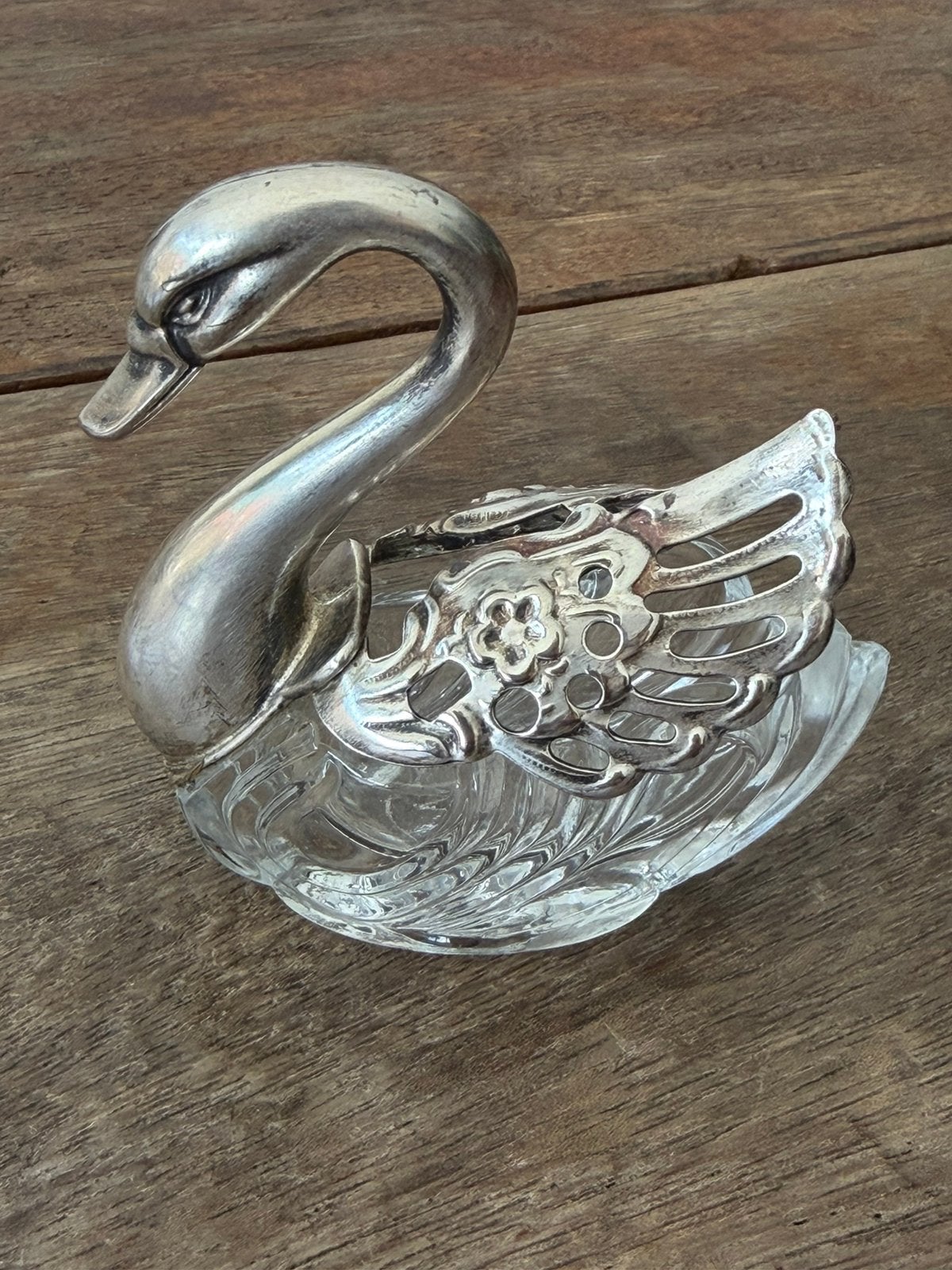 Zwaan (zilver / verzilverd), Ophalen of Verzenden, Zilver