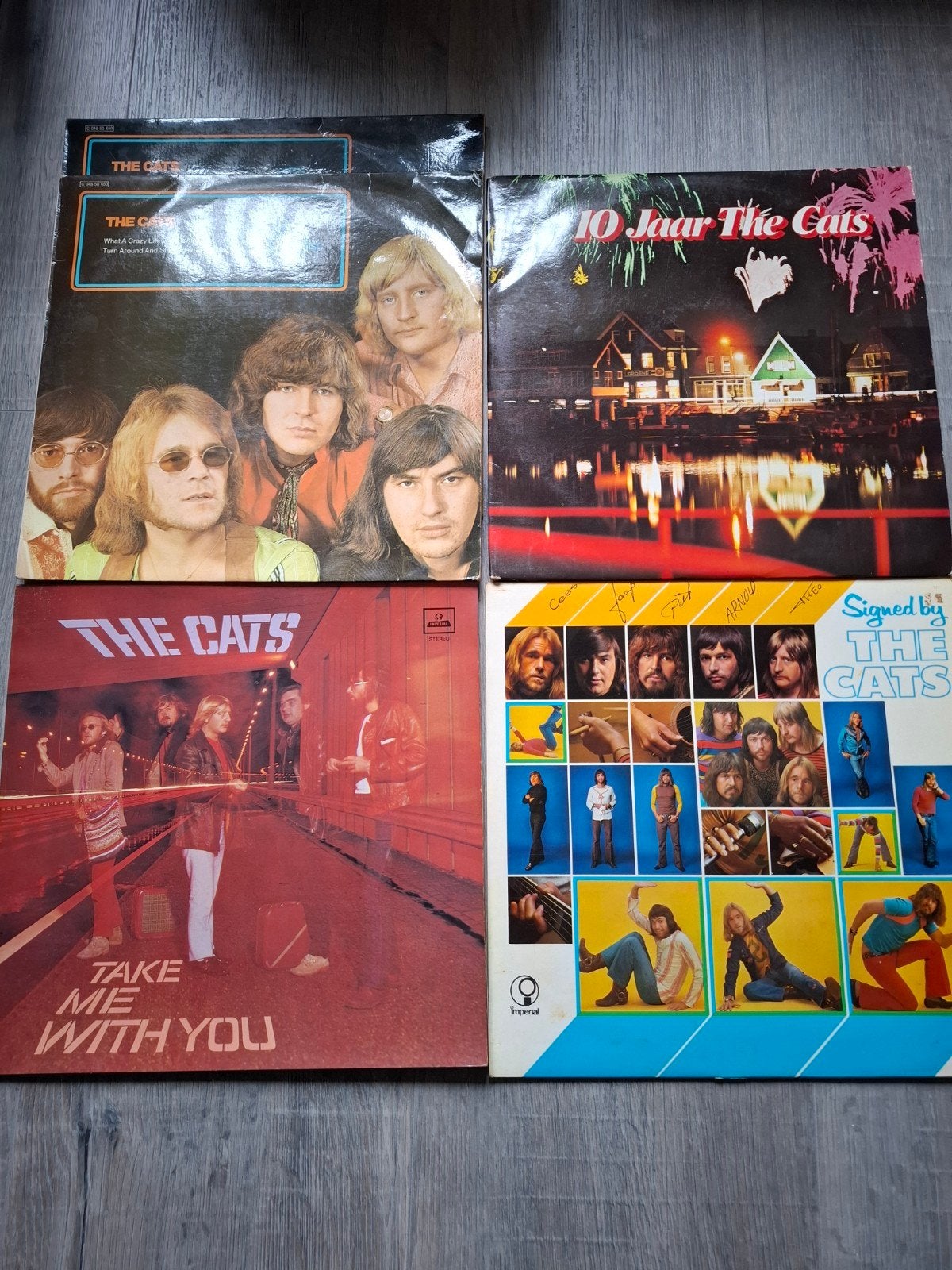 7 LPs van The Cats (zie hoezen en titels), Inclusief binnenhoes, Ophalen of Verzenden, Gebruikt, 12 inch