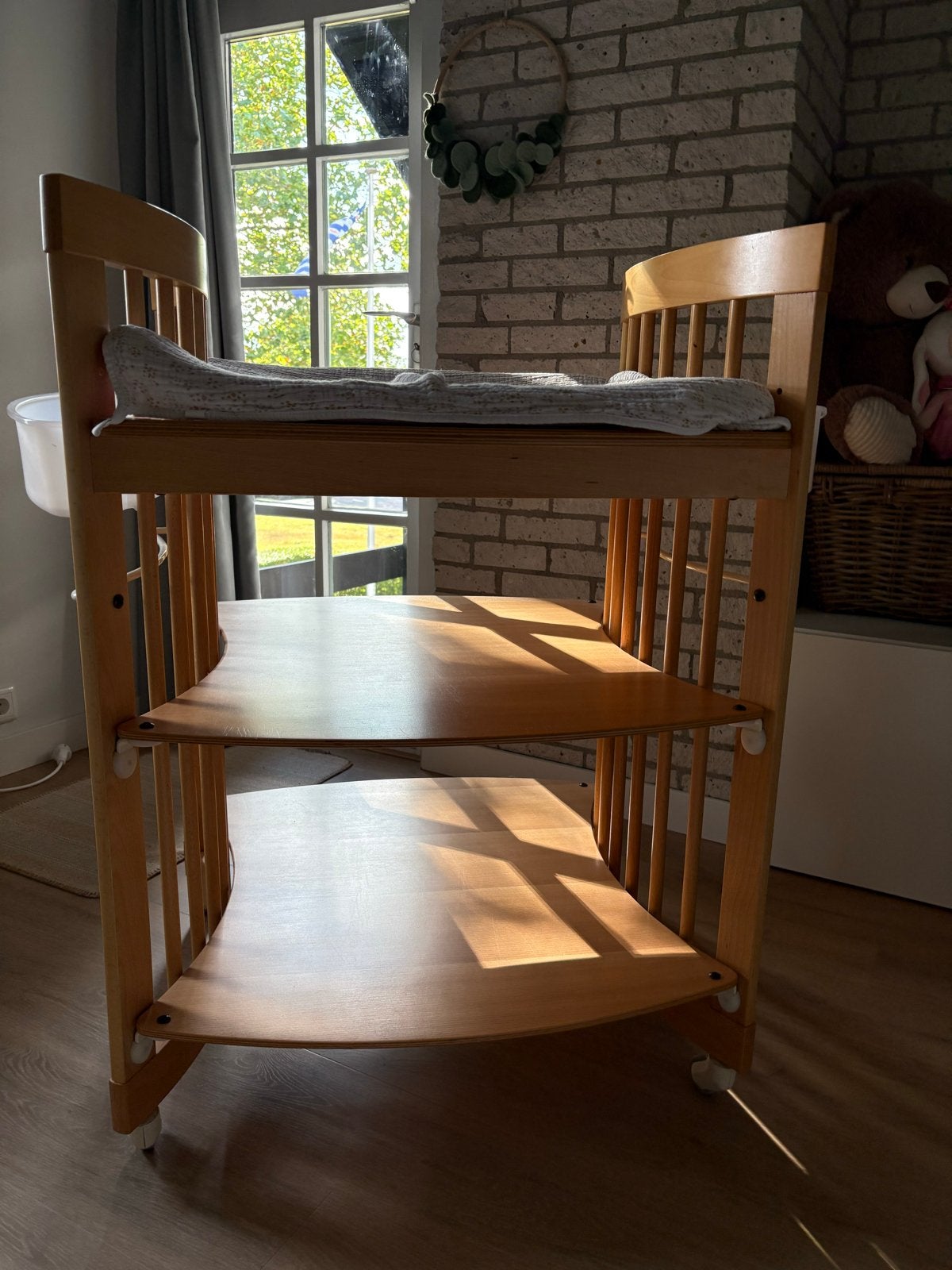 Stokke Care Commode met verschoonkussen, Kinderen en Baby's, Kinderkamer | Commodes en Kasten, Ophalen, Gebruikt, 70 cm of meer
