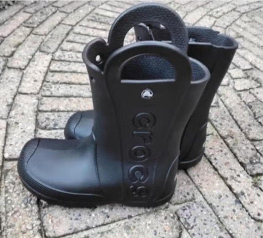 Crocs HANDLE IT - Regenlaarzen zwart maat 6 (38-39), nieuw, Ophalen, Nieuw, Regenlaarzen, Heren