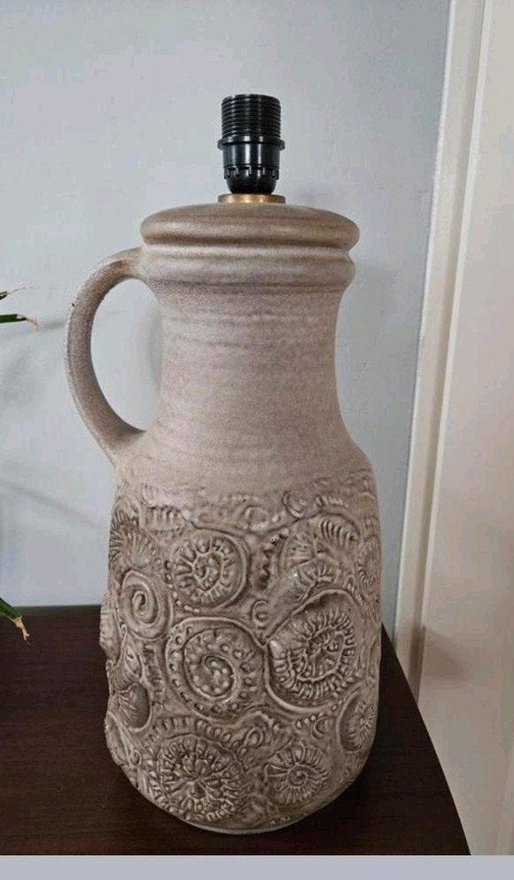 Jaren 70 vloerlamp voet. Taupe kleur, Gebruikt, Ophalen of Verzenden, Jaren 70, 100 tot 150 cm