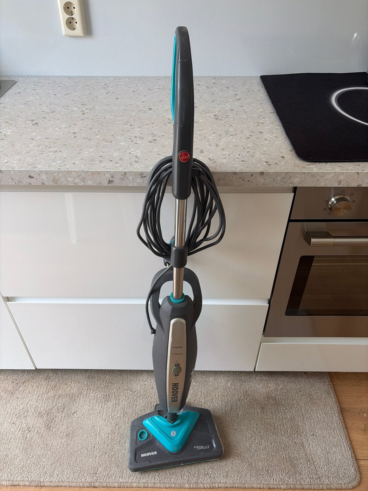 Hoover SteamJet S2IN1300 Stoomreiniger - Zo goed als nieuw, Witgoed en Apparatuur, Overige merken, Ophalen of Verzenden, Geschikt voor harde vloeren