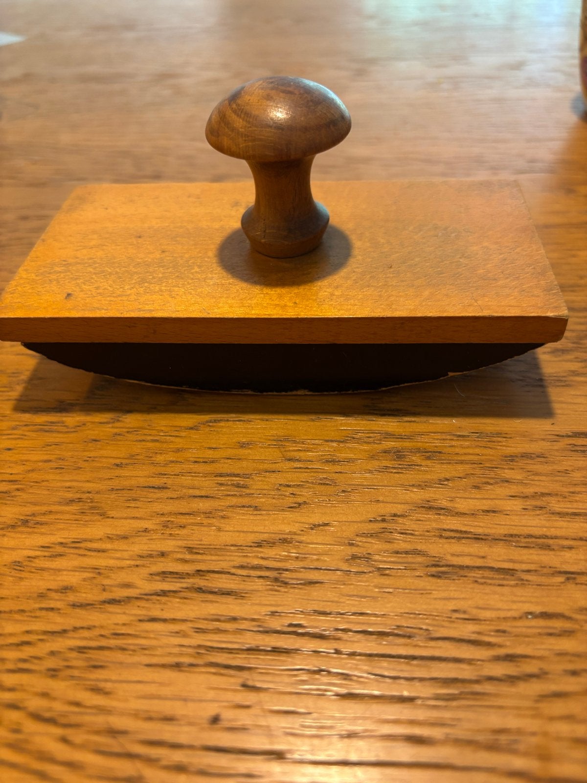 Antiek Houten Vloeiblok - Klassiek Bureauaccessoire, Ophalen of Verzenden