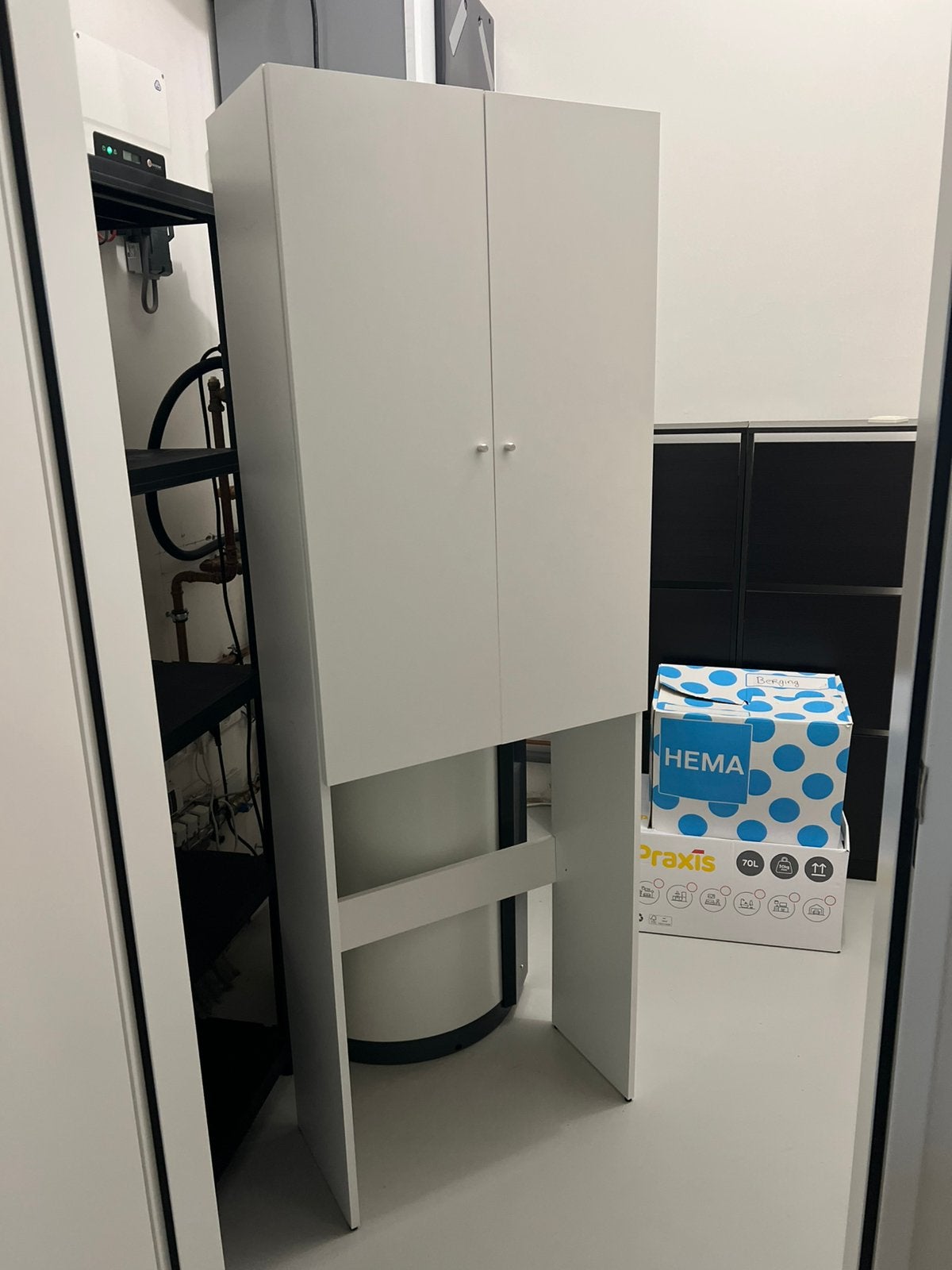 Wasmachine kast Ikea NYSJÖN, Huis en Inrichting, Kasten | Overige, Ophalen, Zo goed als nieuw
