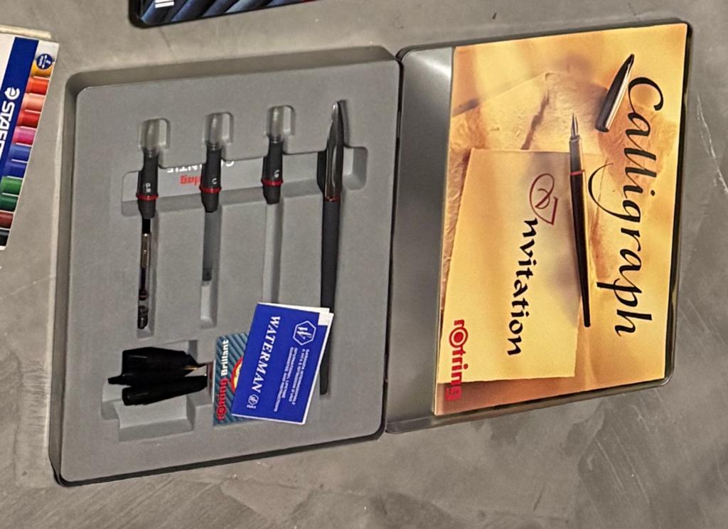 Caligraphy set, Ophalen of Verzenden, Zo goed als nieuw
