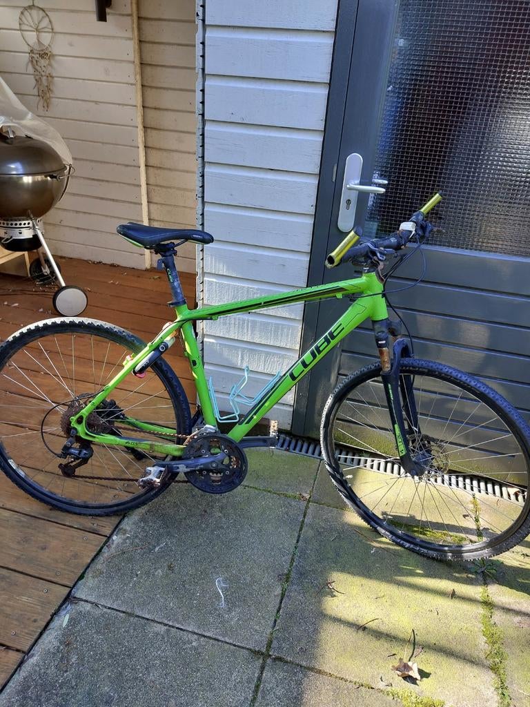 Cube LTD CLS Herenfiets - Groen, opknapper, Fietsen en Brommers, 28 inch, Gebruikt, Vering, Meer dan 20 versnellingen