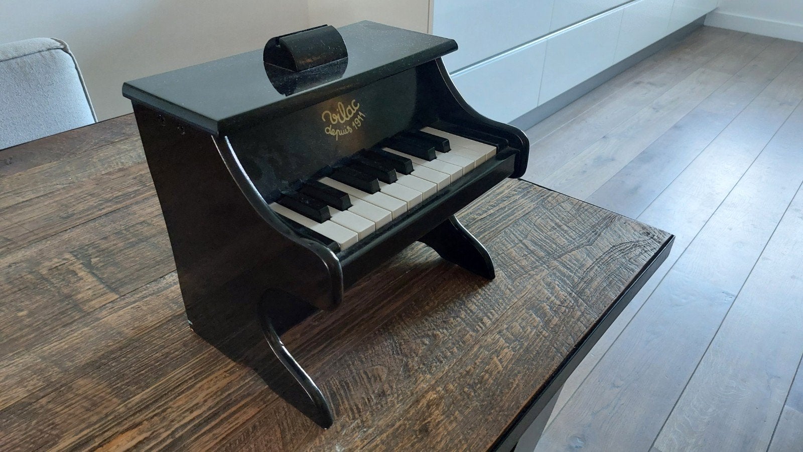Vilac Kinderpiano Zwart, Ophalen, Gebruikt, Zwart, Piano