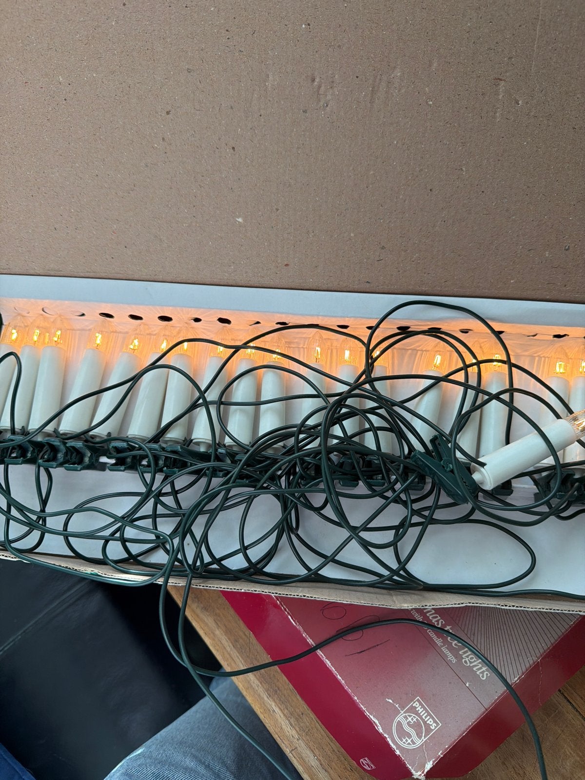 Vintage kerstverlichting, Ophalen of Verzenden, Gebruikt