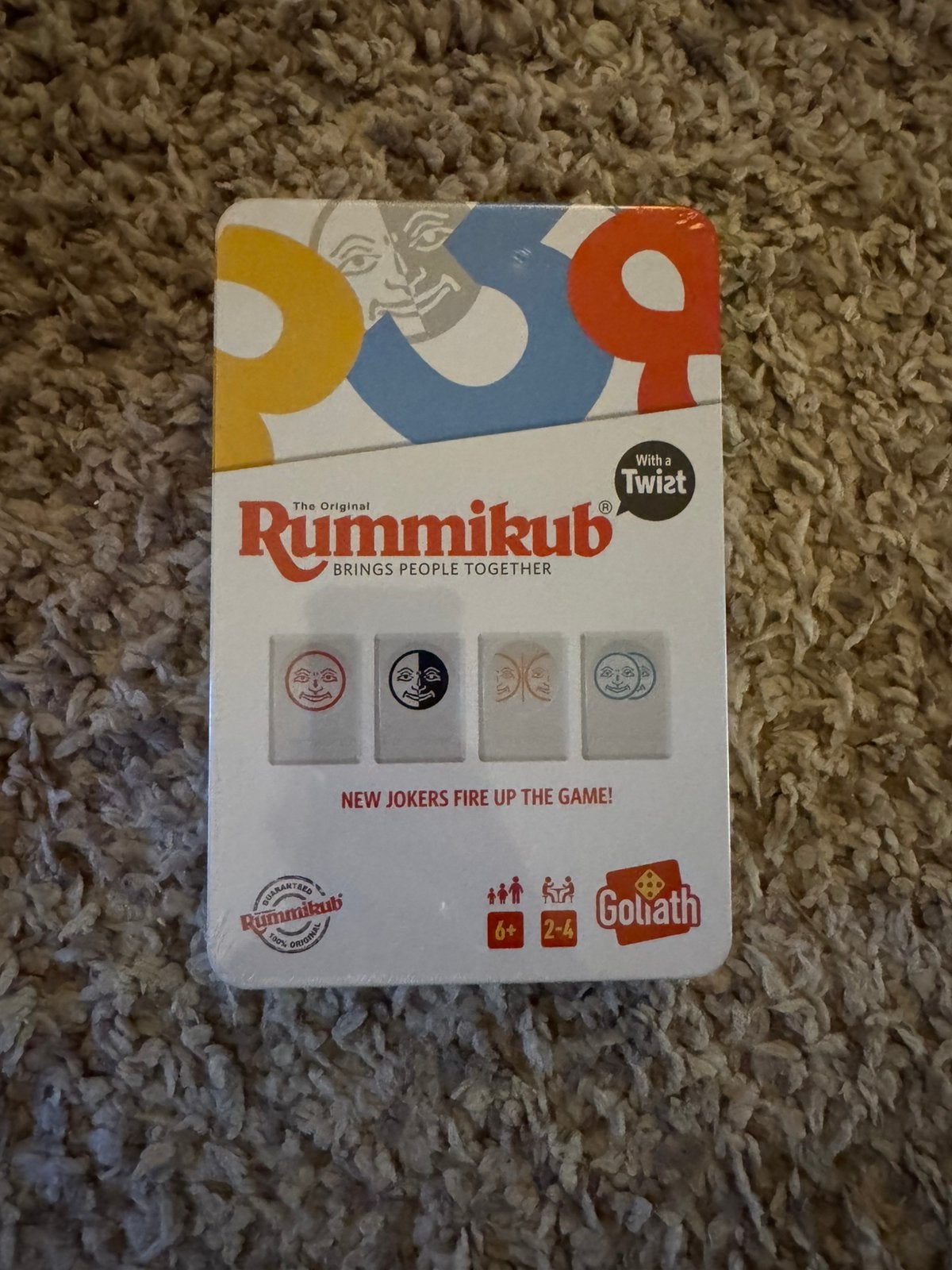 Rummikub with a twist reis editie, Een of twee spelers, Ophalen of Verzenden, Nieuw, Reisspel